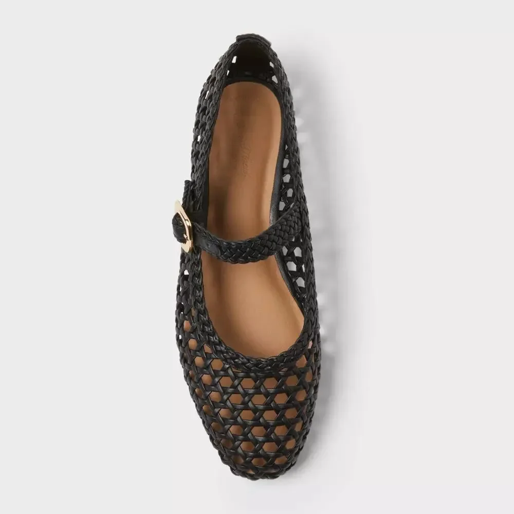 Women's Royce Mary Jane Shoes - Universal Thread - Matte Black